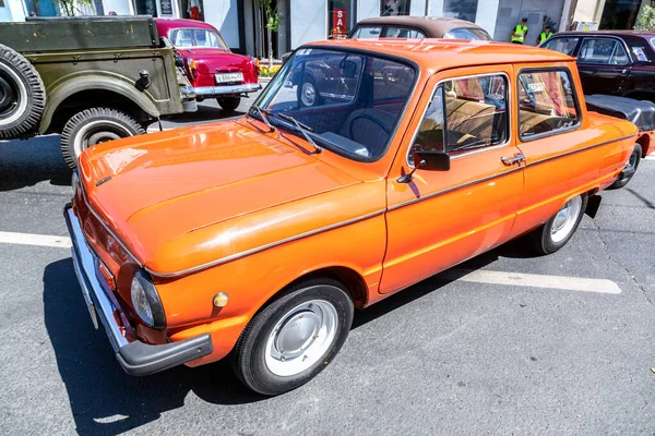 Samara Rusia Junio 2019 Automóvil Soviético Vintage Zaz 968M Estacionado —  Fotos de Stock