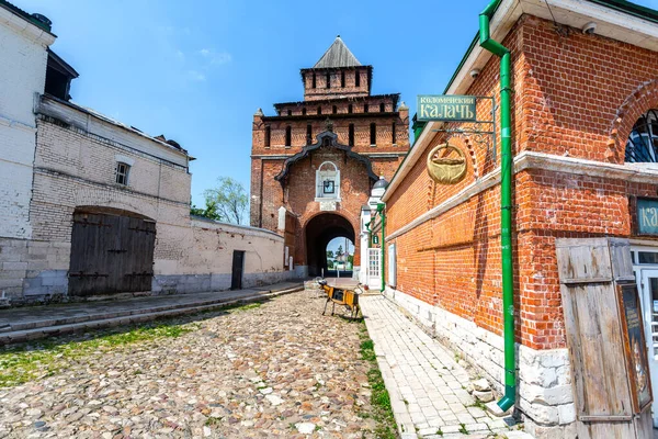 Kolomna Rússia Julho 2020 Kolomna Kremlin Pyatnitsky Gate Museu Kalach — Fotografia de Stock