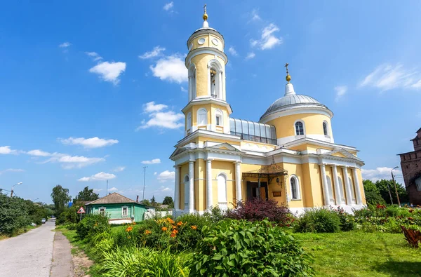 Kościół Podwyższenia Krzyża Świętego Xviii Kolomna Kreml Rosja — Zdjęcie stockowe