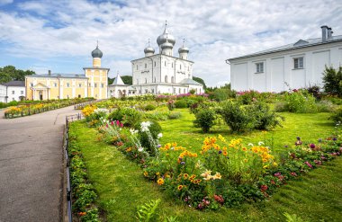 Kurtarıcının Şekil Değiştirme Khutyn Manastırı ve Veliky Novgorod, Rusya yakınlarındaki St. Varlaam