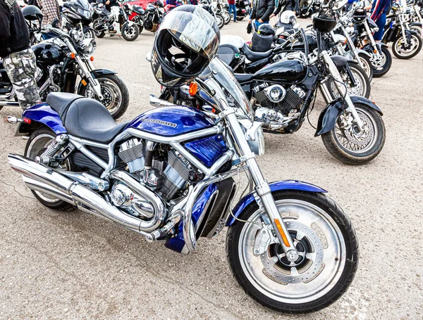 Самара Росія Травня 2019 Мотоцикли Harley Davidson Міській Вулиці Стокове Фото