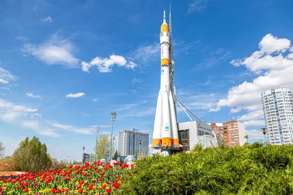 Samara Russland Mai 2021 Echtes Raumschiff Vom Typ Sojus Als — Stockfoto