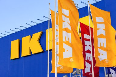 SAMARA, RUSSIA - SEPTEMBER 6, 2014: IKEA Samara Store. IKEA is t clipart