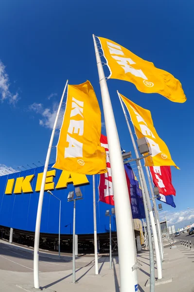 Samara, Rusland - 6 september 2014: ikea samara winkel. IKEA is t — Stockfoto