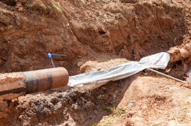 hendek yeraltı Boru tamiri