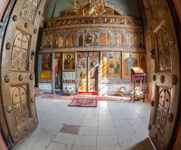 NOVGOROD, RUSSIA - 23 LUGLIO 2014: Interno del Gatto di Santa Sofia — Foto Stock