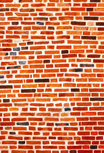 Velho resistido grunge parede de tijolo vermelho como fundo — Fotografia de Stock