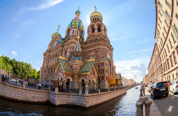Saint petersburg, Rusland - augustus 9, 2014: de kerk van de sav — Stockfoto
