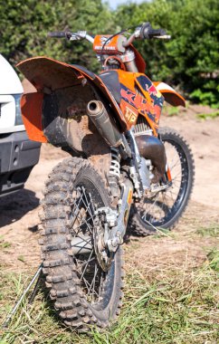 BOROVICHI, Rusya - 12 Temmuz 2014: motosiklet yarış sonra c