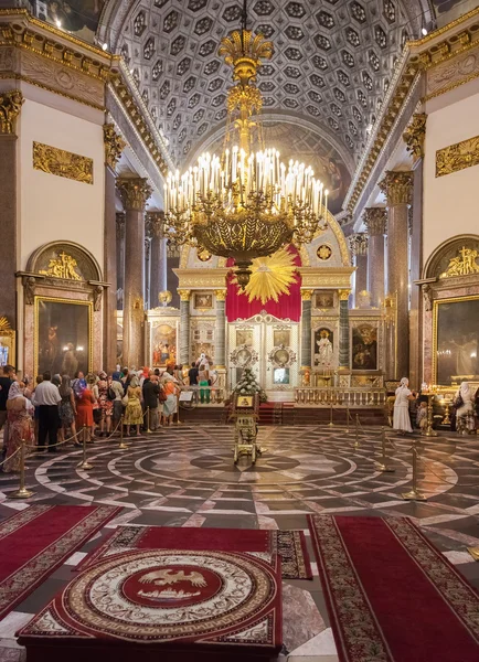 SAINT PETERSBURG, RUSSIA - AUGUST 9, 2014: Orthodox Christians i — Stock Photo, Image