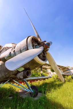 Samara, Rusya - ö. 25 Nisan 2014: eski Rus uçak an-2'de bir bir