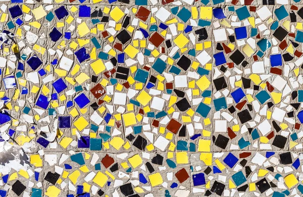 Keramische kleurrijke tegels mozaïek abstracte compositie patroon backg — Stockfoto