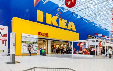 IKEA samara mağazası. IKEA dünyanın en büyük mobilya retaile olduğunu