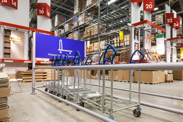 Interior de la tienda IKEA Samara — Foto de Stock