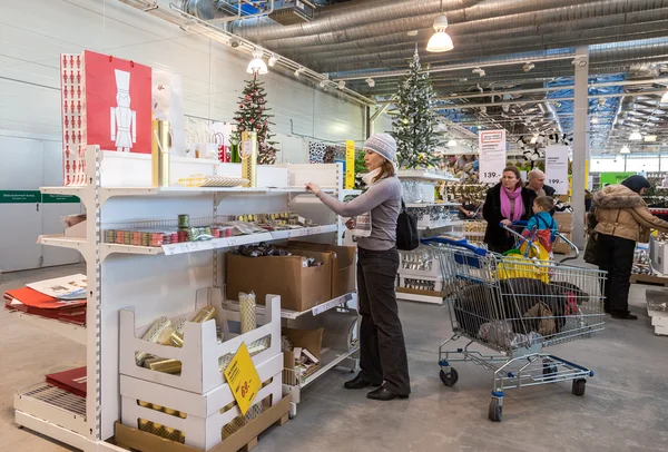 Wnętrze sklepu Ikea Samara — Zdjęcie stockowe