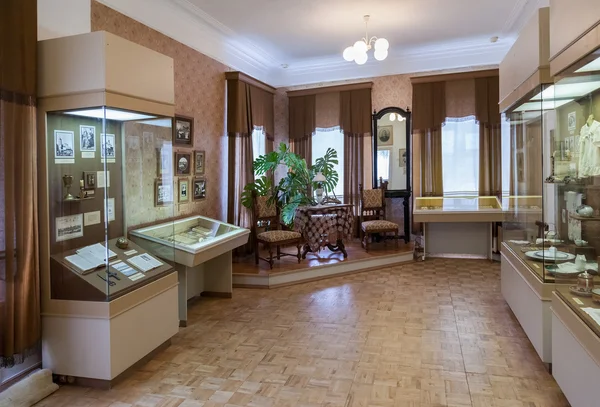 O interior de um dos corredores do Museu do reboque de condado — Fotografia de Stock