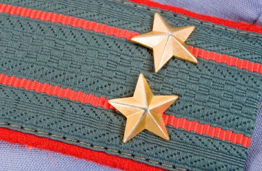 Yarbay Rus polisinin omuz askısı