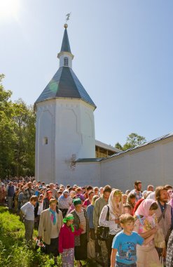 Simge of Our Lady of IV yıllık kutsal dini alay