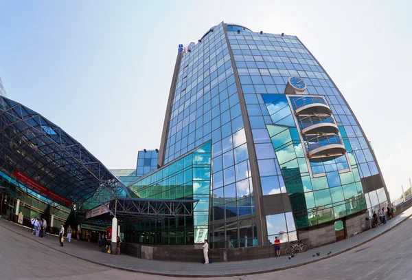 Vista del terminal ferroviario di Samara. La stazione è stata costruita nel 2001, hei — Foto Stock