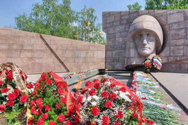eternal flame memorial kompleksi şehir Samara, Rusya Federasyonu