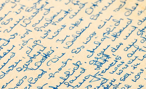 Fragment of an old handwritten letter, written in German. Can be — Stock Photo, Image