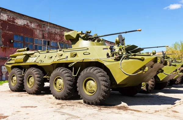 Russian Army BTR-82 wheeled armoured vehicle personnel carrier — Stock Photo, Image