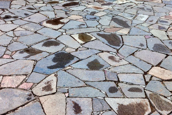 Pedras de pavimentação cinza como fundo — Fotografia de Stock
