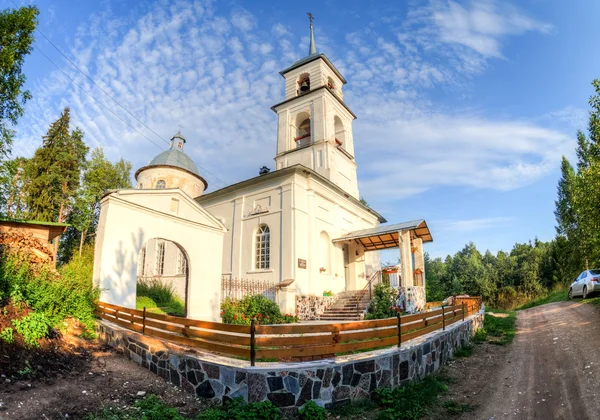 Tikhvin ikonen för Guds i Luboni, Novg moder-kyrkan — Stockfoto