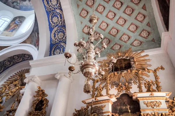 Interior of the Church of the Holy Face in the village Mlevo — Stock Photo, Image