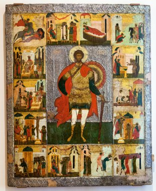 St. Theodore Stratelates wi antika Rus Ortodoks simgesi