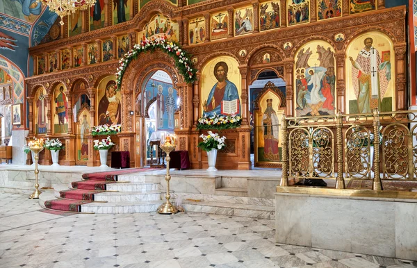 Interieur kerk van de opstanding in de Heilige opstanding Mon — Stockfoto