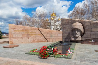 Samara, Rusya'nın karmaşık Memorial'dan eternal flame
