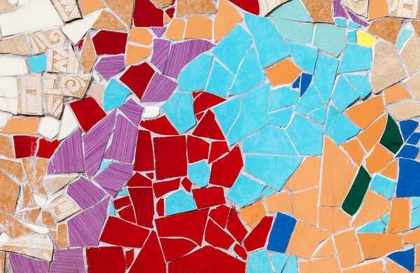 Абстрактная красочная мозаичная текстура как фон
