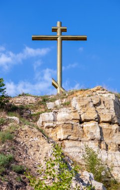 İbadet çapraz bir summe Tsarev sahaya yakın Samara, Rusya Federasyonu
