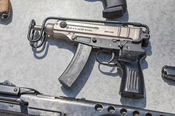 Armi da fuoco ceche. Pistola mitragliatrice Skorpion — Foto Stock