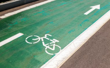 Dedicated bicycle lane, designed to make cycling safer