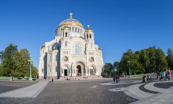 Catedral naval de Kronstadt en San Petersburgo, Rusia —  Fotos de Stock