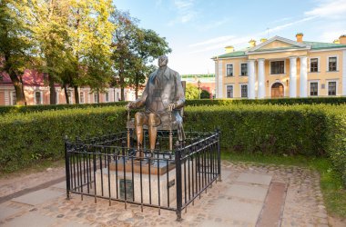 Peter büyük anıt lanet p arka plan üzerinde