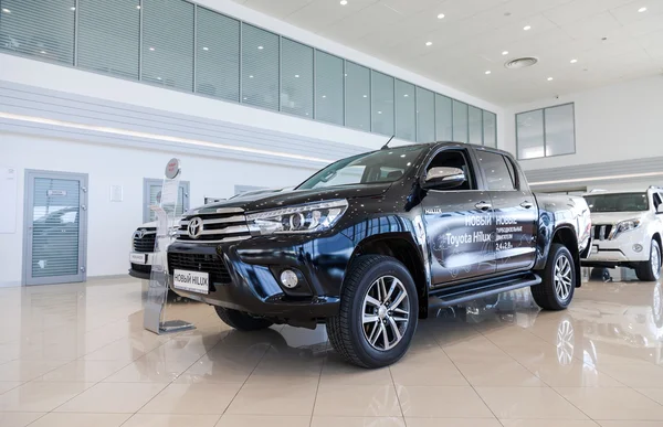 Inside in the office of official dealer Toyota — Stock Photo, Image