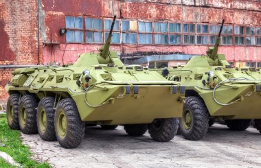 Rus Ordusu Btr-80 tekerlekli zırhlı araç personel taşıyıcı