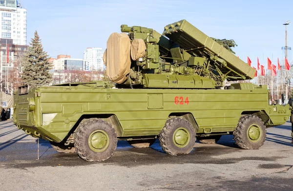 Sistema de mísseis antiaéreos russo "Osa" (SA-8 Gecko ) — Fotografia de Stock