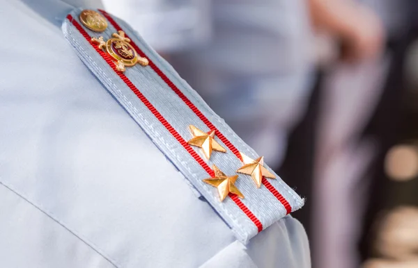 Bandoulière colonel de la police russe — Photo