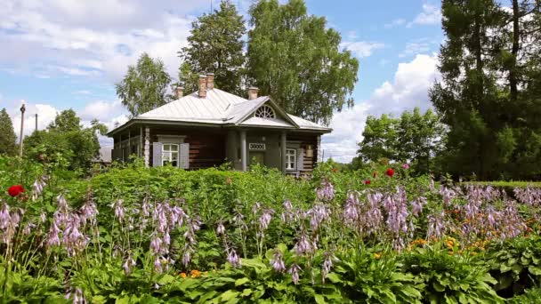 Museu homestead Generalissimo A. Suvorov é um grande senhor da guerra russo — Vídeo de Stock