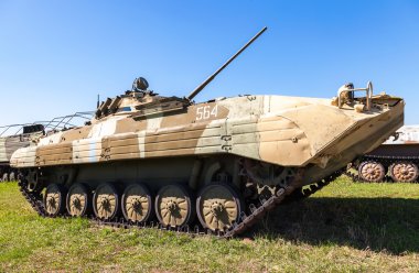 Araç Bmp-2 Togliatti Teknik Müzesi'nde mücadele Piyade