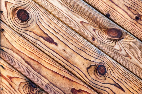 Wooden planks with natural patterns as background — Stock Photo, Image
