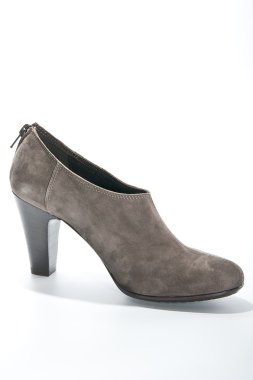 Yüksek topuklu Bayan süet ayak bileği botları