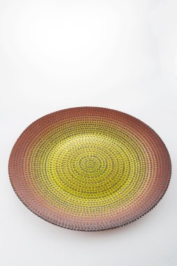 Renk tabak hafif bir arka plan üzerinde