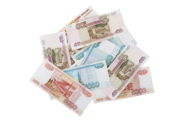 Beyaz bir arka plan üzerinde izole Rus mezhepleri