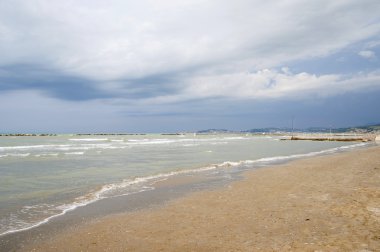 İtalya, Falconara Marittima - 14 Ağustos 2013: Görünümünü bir dese