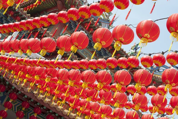 Chinesische Neujahrslaternen lizenzfreie Stockfotos